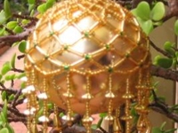 The Best FREE Crafts Articles Beaded Christmas Tree Ornament